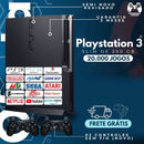 CONSOLE PLAYSTATION 3 SLIM TURBO - 20.000 JOGOS