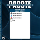 PACOTE DE 3.000 JOGOS - PLAYSTATION 3