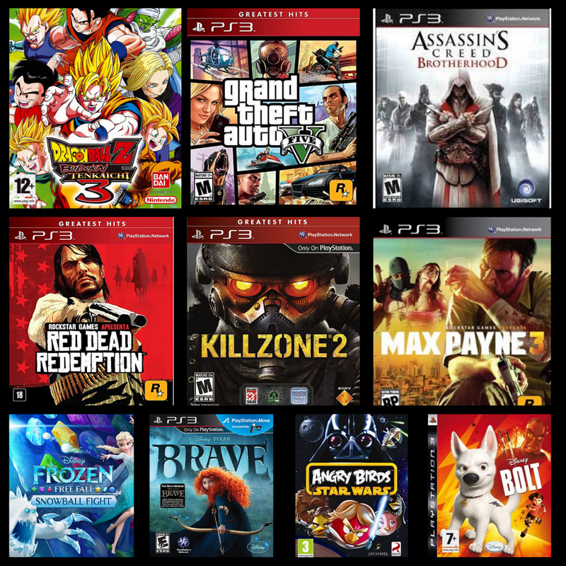 PACOTE DE 3.000 JOGOS - PLAYSTATION 3