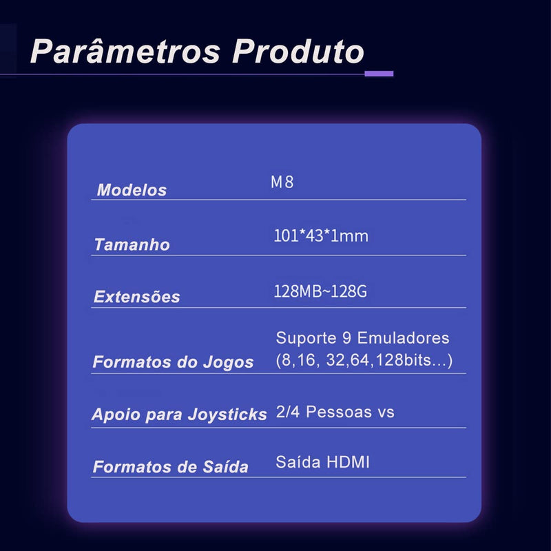 GAME STICK RETRÔ 10.000 MIL JOGOS 4K