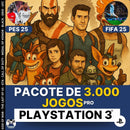 PACOTE DE 3.000 JOGOS - PLAYSTATION 3