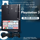CONSOLE PLAYSTATION 3 SLIM TURBO - 14.000 JOGOS